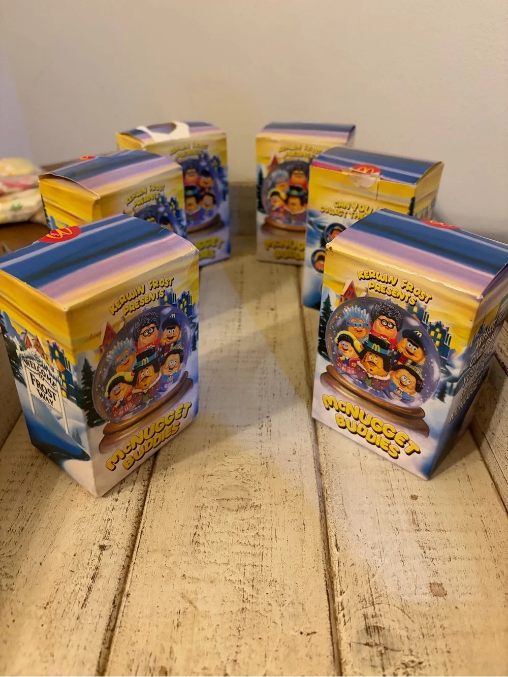 McDonald's McNugget Buddies Collectible Box Set - Blue & Yellow Packaging